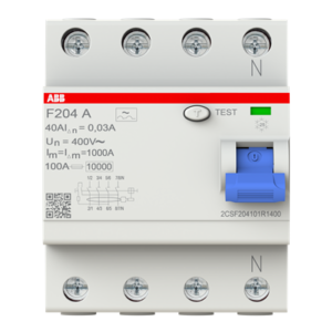 เบรกเกอร์เครื่องชาร์จรถไฟฟ้า F204A-40/0.03
